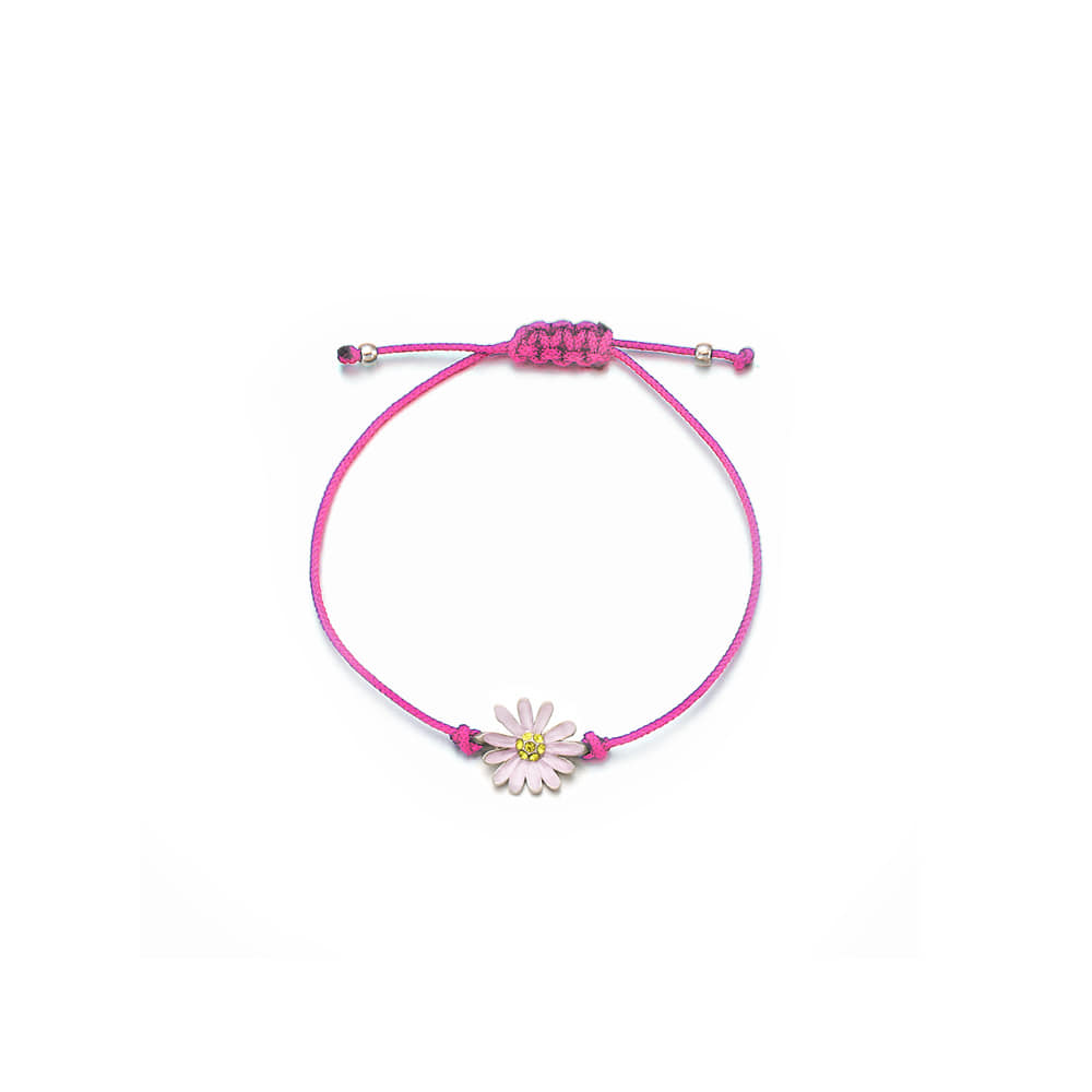 [염설희,아이들 소연 착용]Make a Wish Bracelet_Pink Daisy