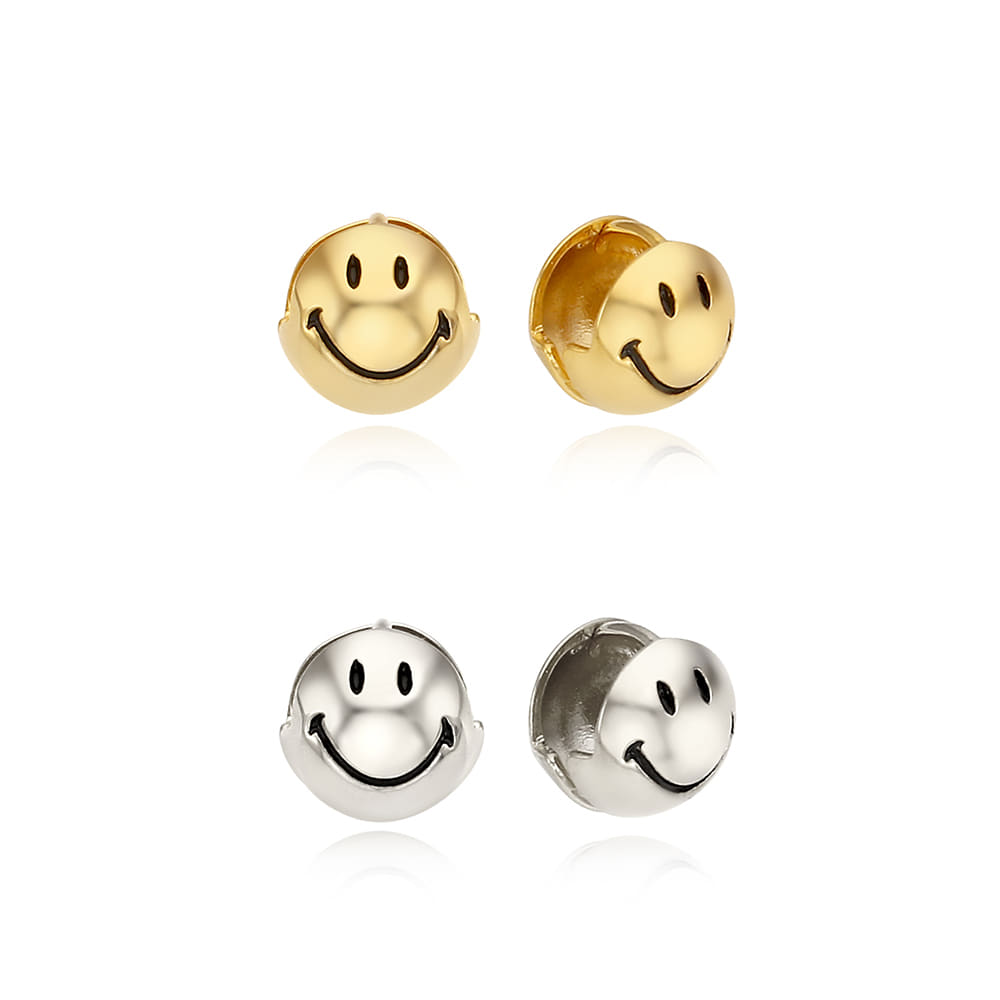 Smiley® One-Touch Ball Earrings_2color